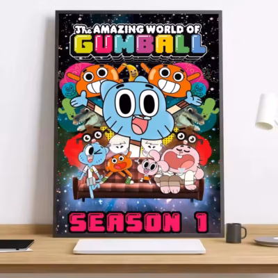 The Amazing World Of Gumball Premium Wall Art
