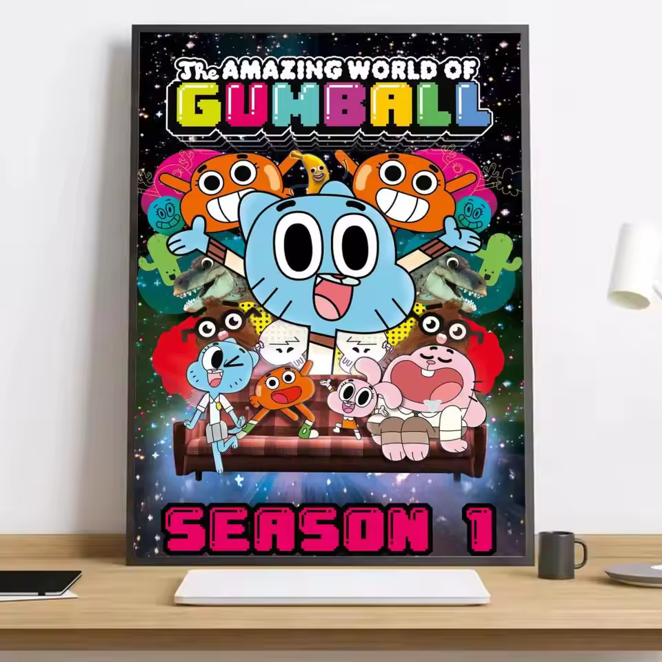 The Amazing World Of Gumball Premium Wall Art