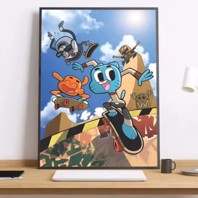 The Amazing World Of Gumball Decorative Wall Art