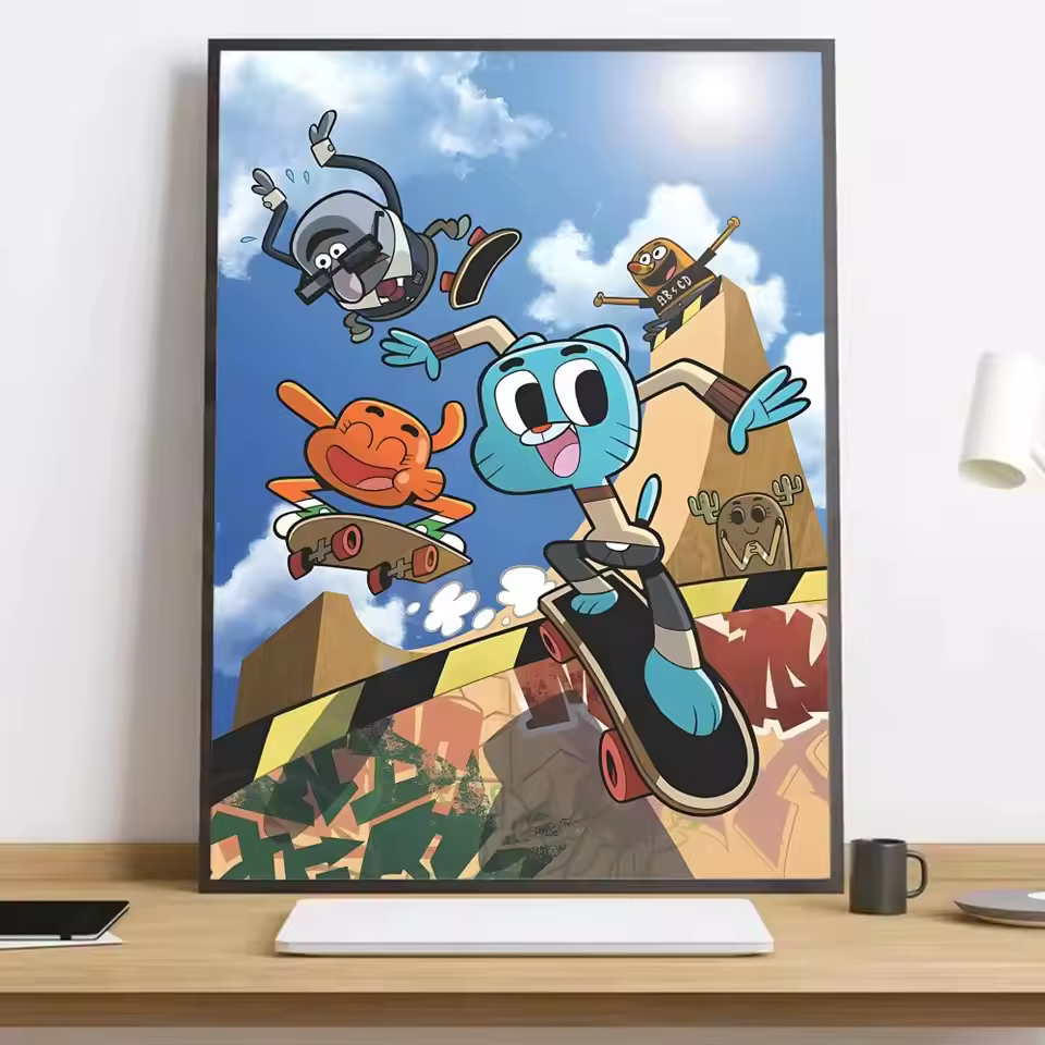 The Amazing World Of Gumball Decorative Wall Art