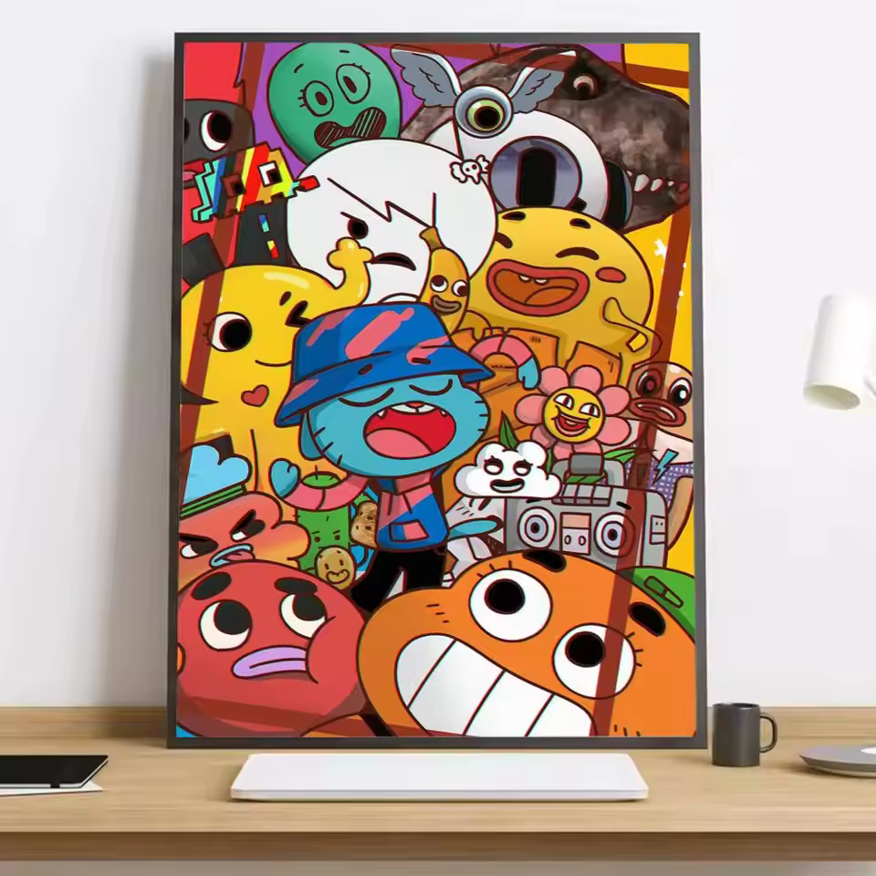 The Amazing World Of Gumball Collectible Wall Art