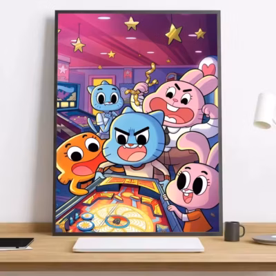 The Amazing World Of Gumball Vintage Artwork Wall Art