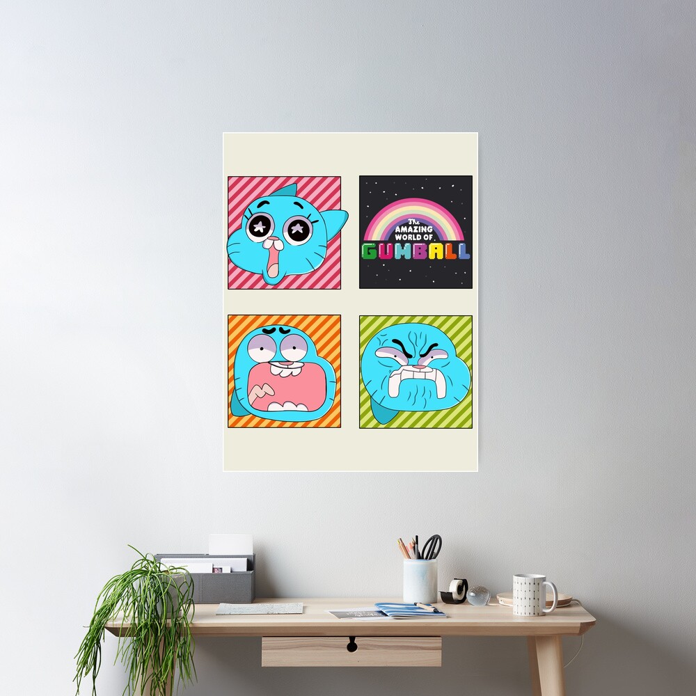 Doodle Emotions The Amazing World Of Gumball Poster - Image 2