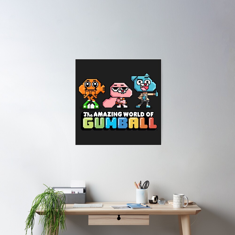 The Amazing World Of Gumball 8 Bit Rpg Video Game Poster - Image 2