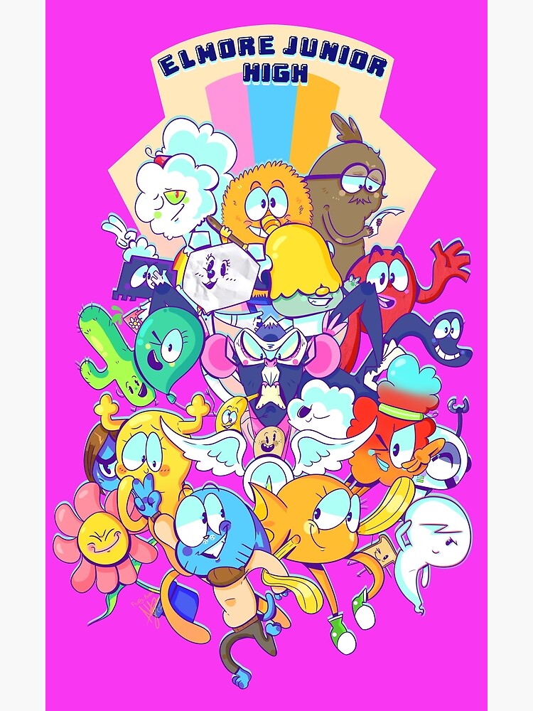 The Amazing World Of Gumball The School Throw Pillow - Image 2