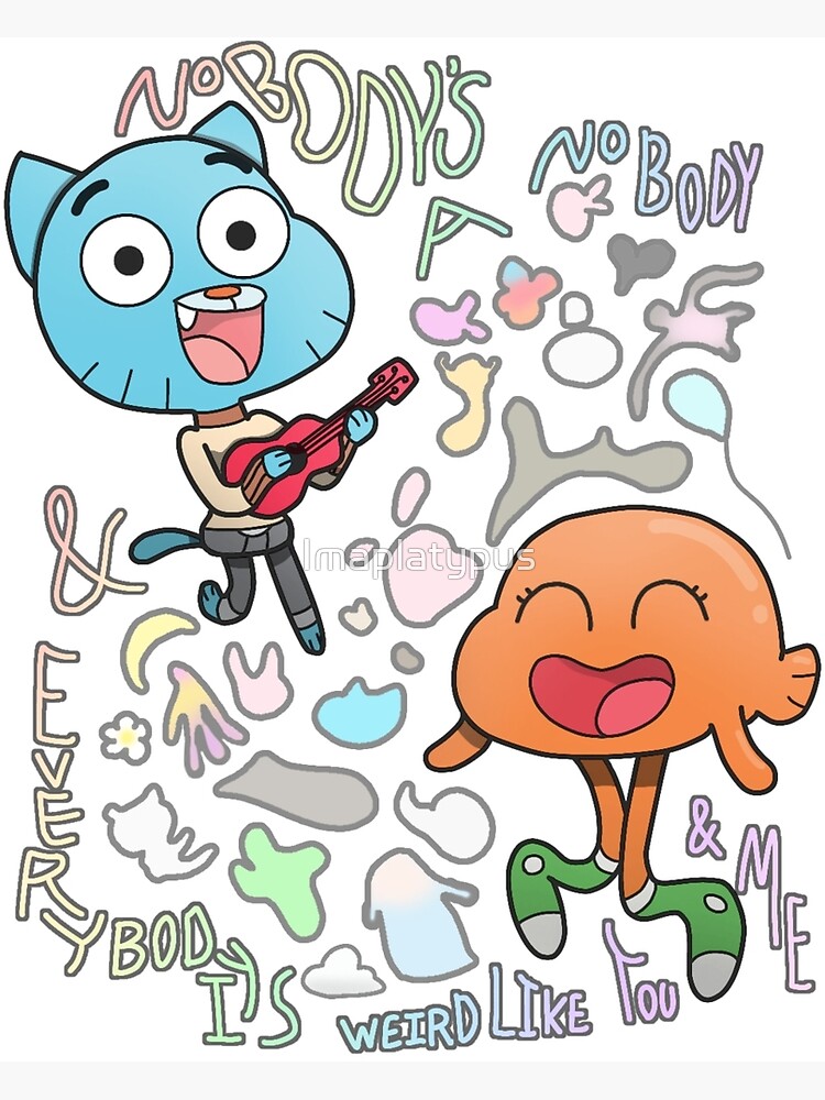 Nobody S A Nobody Gumball And Darwin Tapestry - Image 2