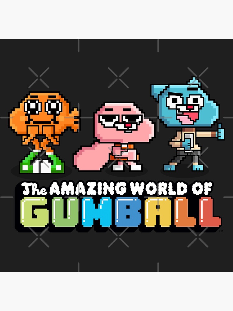 The Amazing World Of Gumball 8 Bit Rpg Video Game Tapestry - Image 2