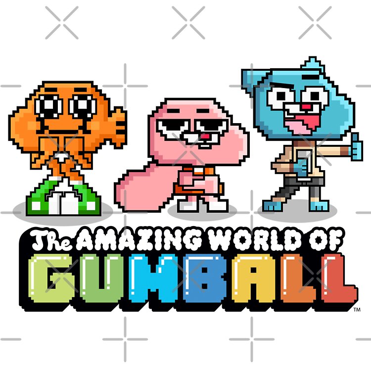 The Amazing World Of Gumball 8 Bit Rpg Video Game Tote Bag - Image 2