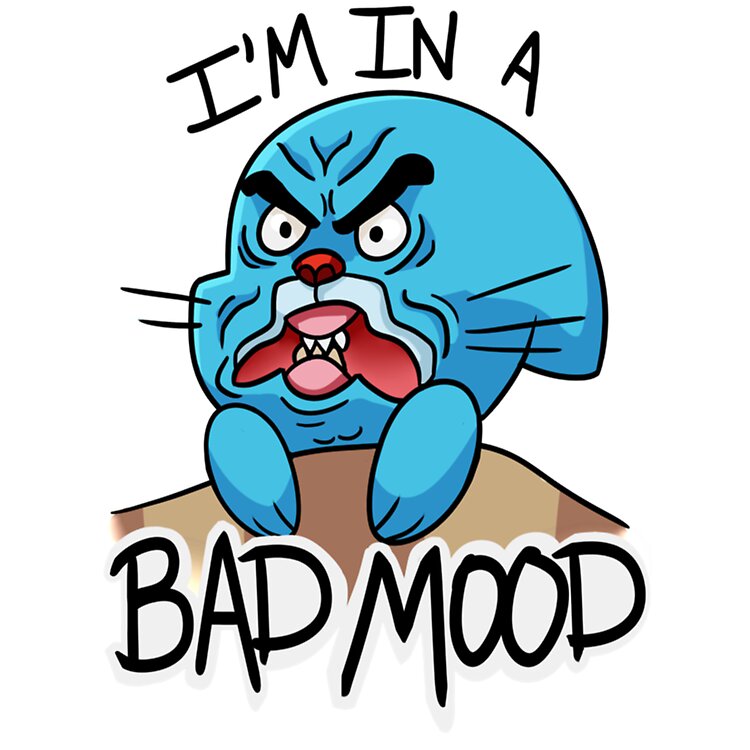Gumball I'm In A Bad Mood Tote Bag - Image 2