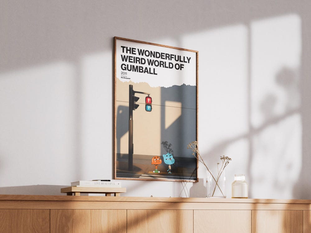 The Wonderfully Weird World of Gumball Wall Art - Image 4