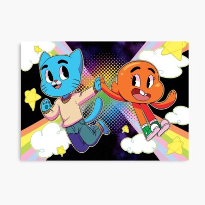 Gumball And Darwin Rainbow Duo Poster