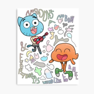 Nobody S A Nobody Gumball And Darwin Poster