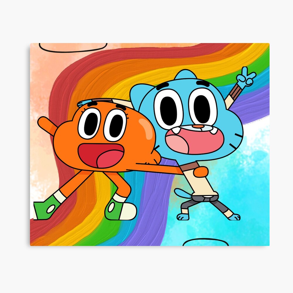 Happy Cartoon Friends Rainbow Adventure Poster