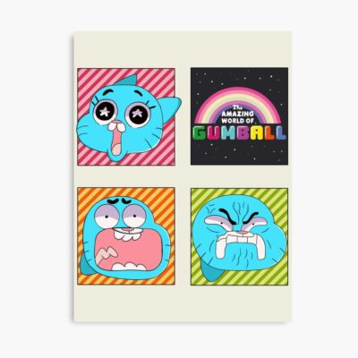 Doodle Emotions The Amazing World Of Gumball Poster