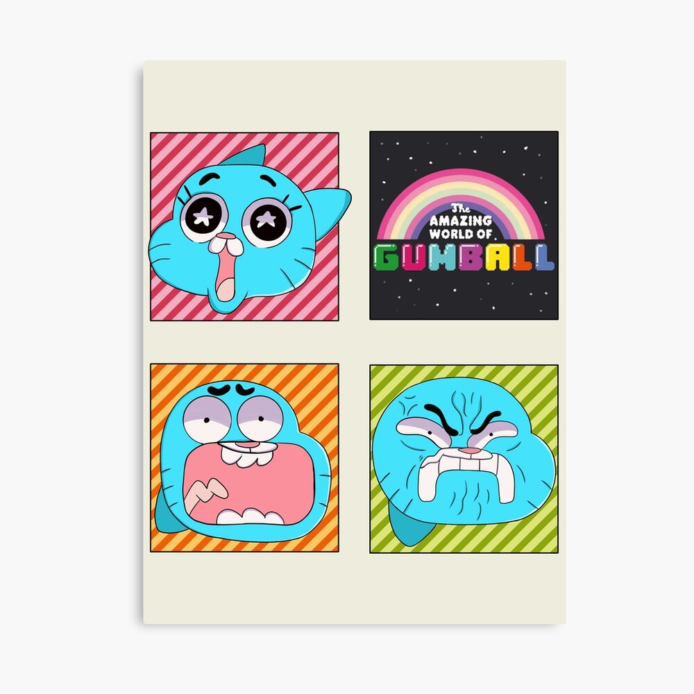 Doodle Emotions The Amazing World Of Gumball Poster