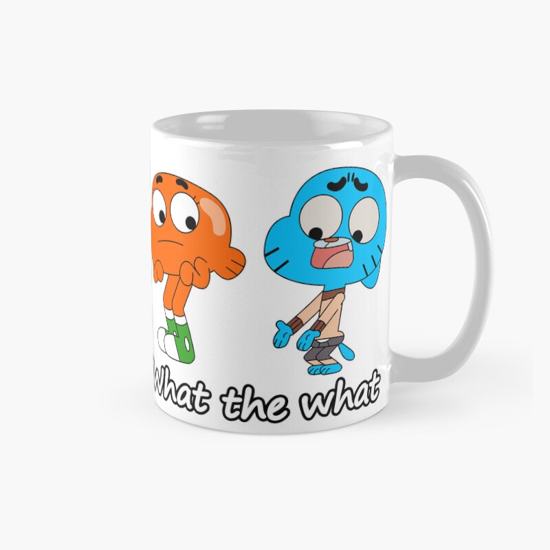 The Amazing World Of Gumball Gumball And Darwin What The What Mug