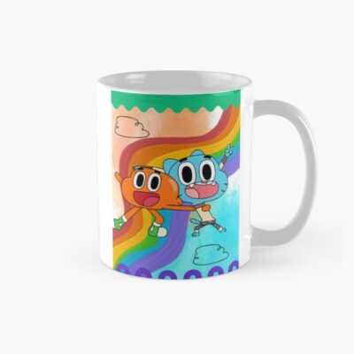 Happy Cartoon Friends Rainbow Mug