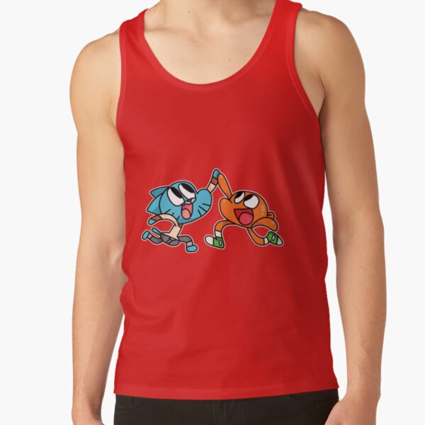 Gumball And Darwin Adorable Couple Tank Top - Image 4