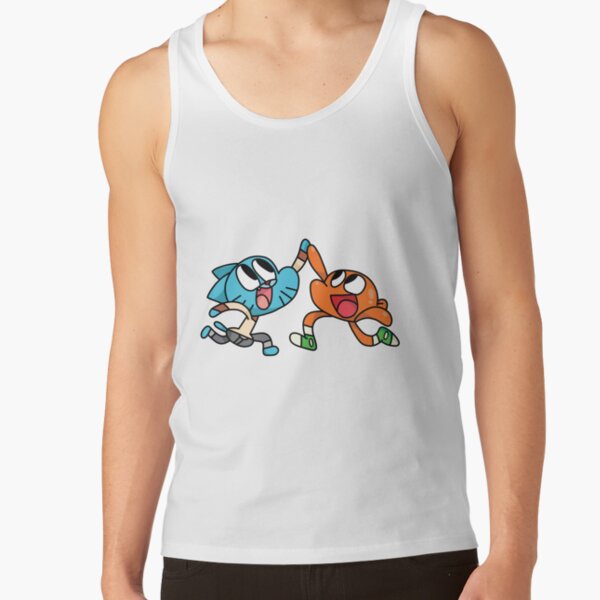 Gumball And Darwin Adorable Couple Tank Top - Image 2