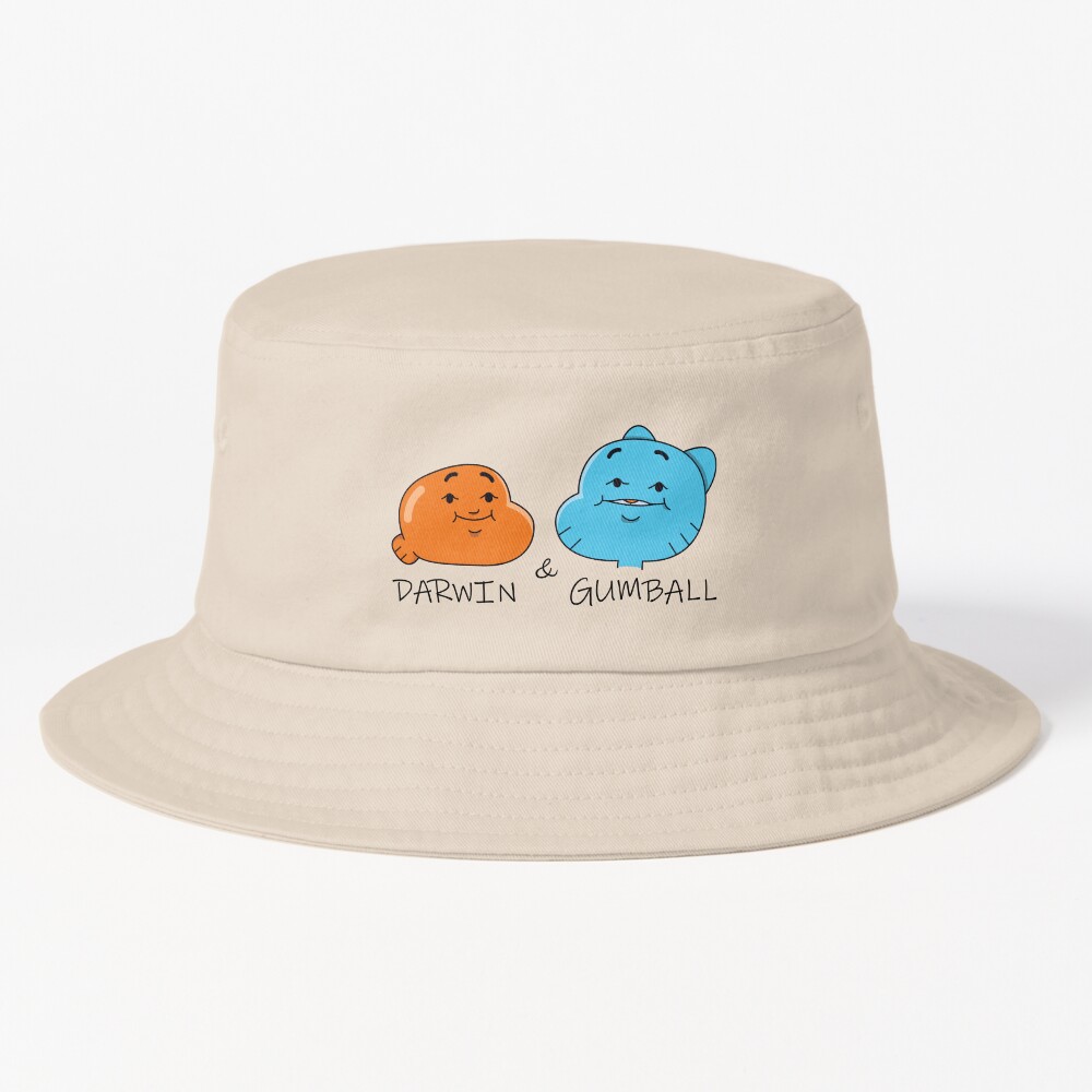 Gumball And Darwin Funny Faces Bucket Hat
