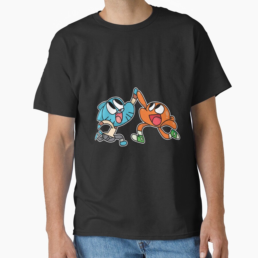 Gumball And Darwin Adorable Couple T-shirt - Image 2