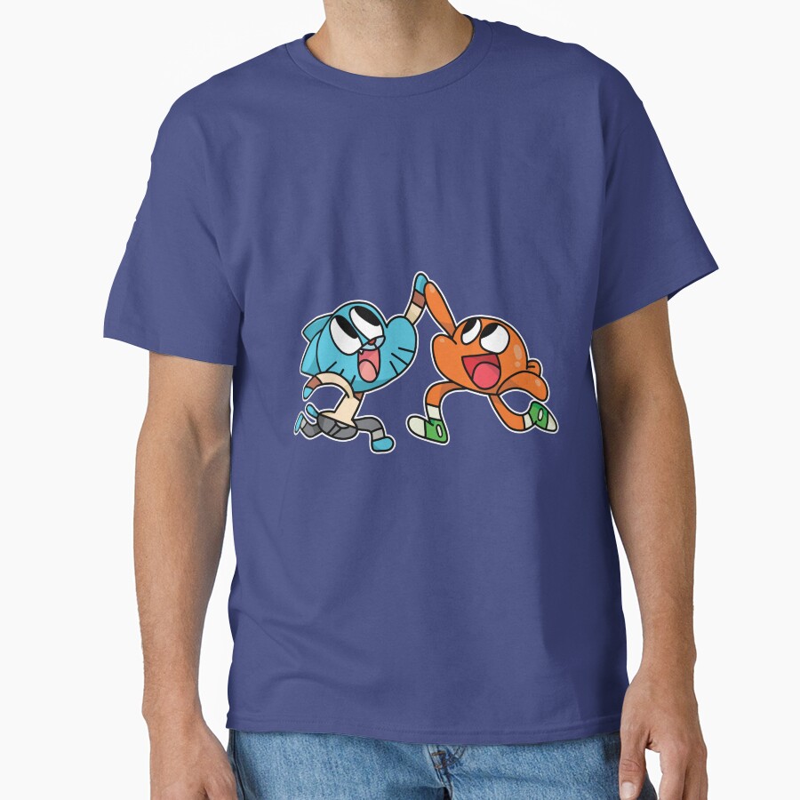 Gumball And Darwin Adorable Couple T-shirt - Image 4