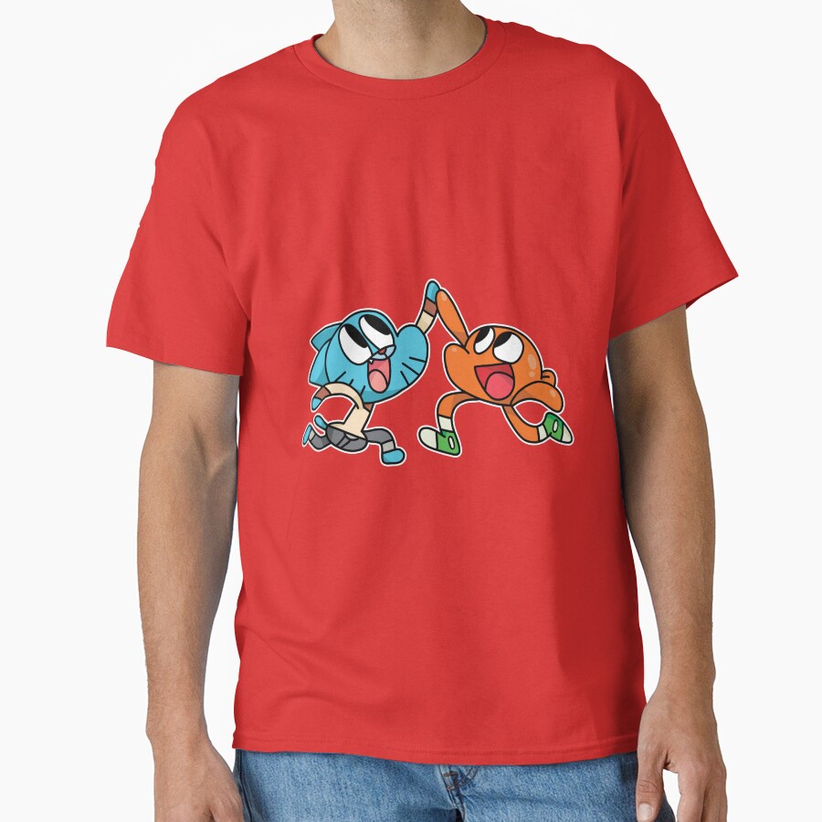 Gumball And Darwin Adorable Couple T-shirt - Image 5