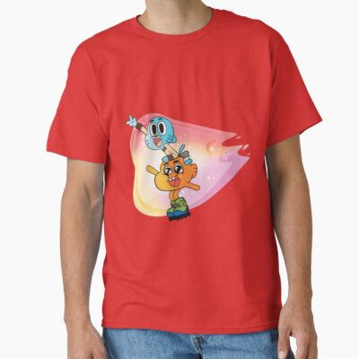 Gumball And Darwin Fire Friendship T-shirt