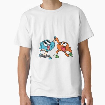 Gumball And Darwin Adorable Couple T-shirt