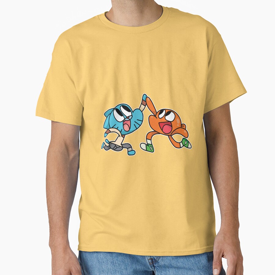 Gumball And Darwin Adorable Couple T-shirt - Image 6