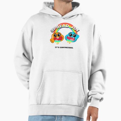 The Amazing World Of Gumball Spread Joy White Hoodie
