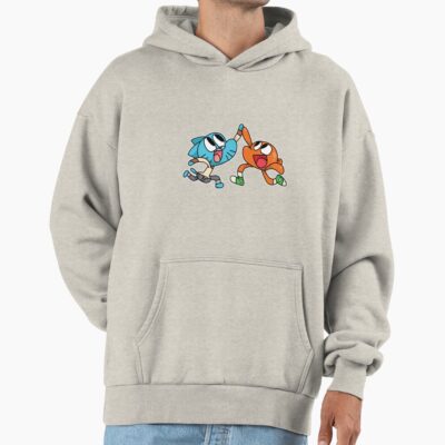 Gumball And Darwin Adorable Couple Hoodie