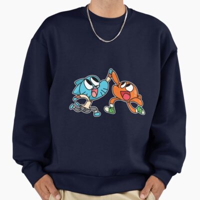 Gumball And Darwin Adorable Couple Sweatshirt