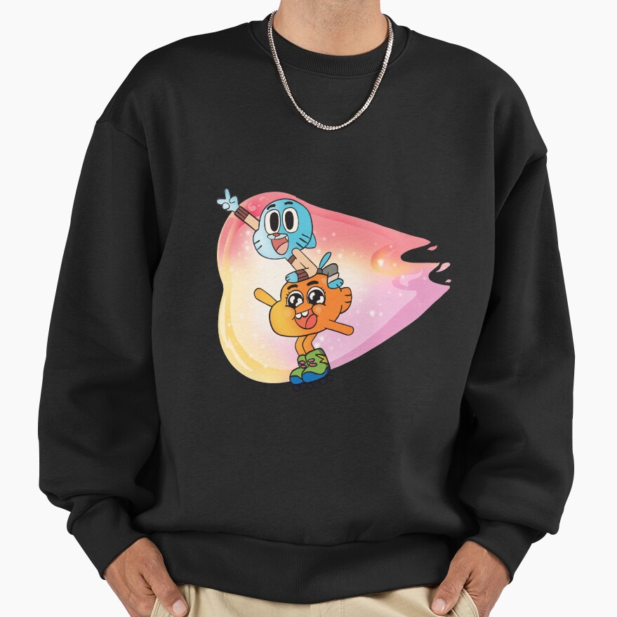 Gumball And Darwin Fire Friendship Sweatshirt - Image 3