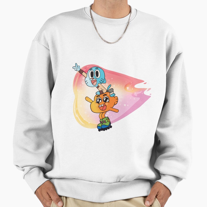 Gumball And Darwin Fire Friendship Sweatshirt - Image 2