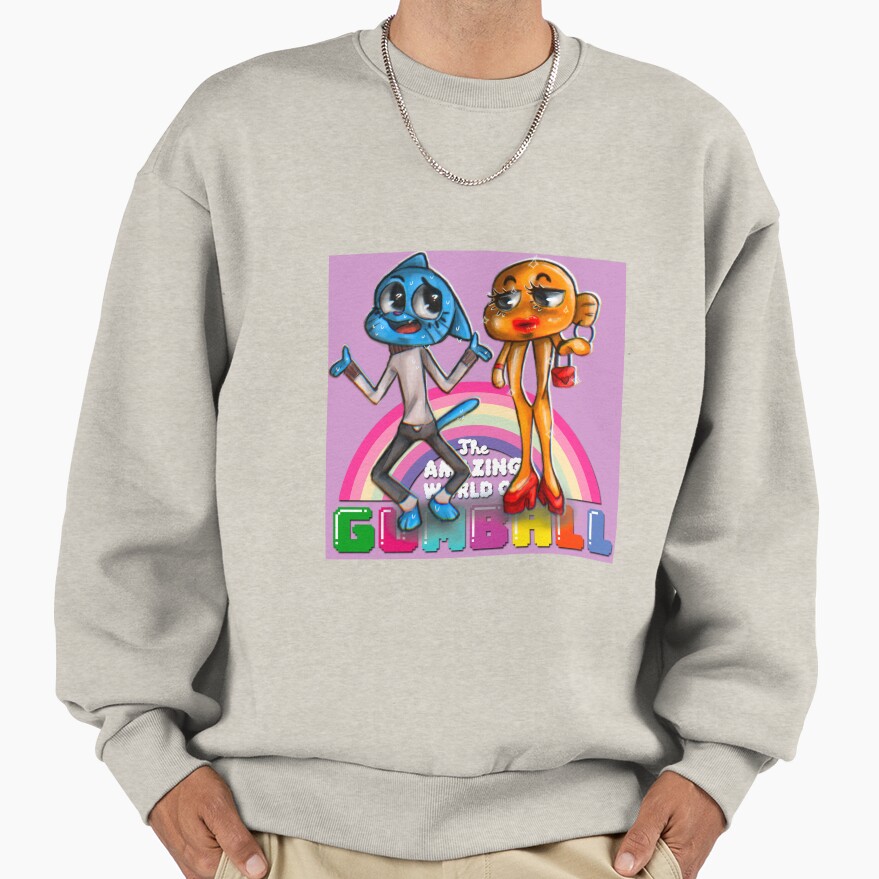 Funny Darwin With Heels Sweatshirt - Image 4