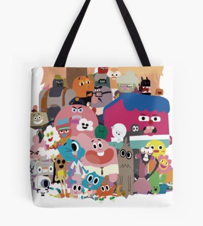 The Amazing World Of Gumball All Characters Tote Bag
