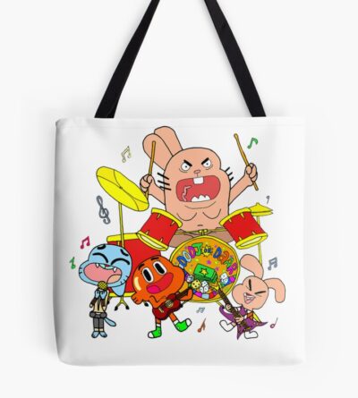The Band The Amazing World Of Gumball Tote Bag