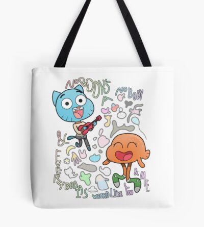 Nobody S A Nobody Gumball And Darwin Tote Bag