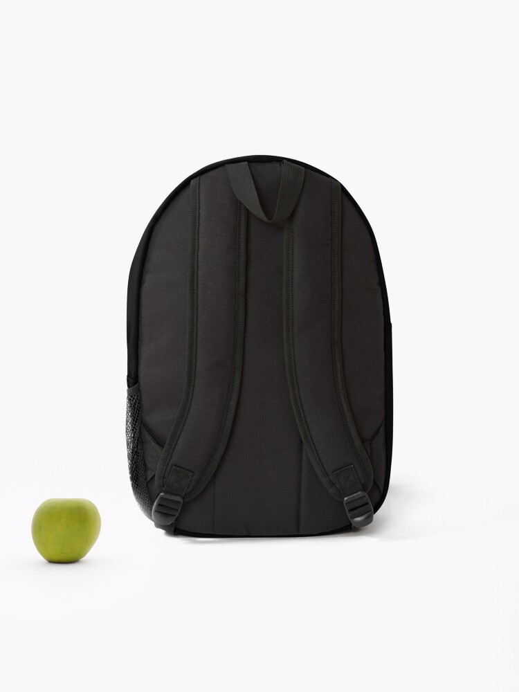 Red Fish Darwin Funny Backpack - Image 2