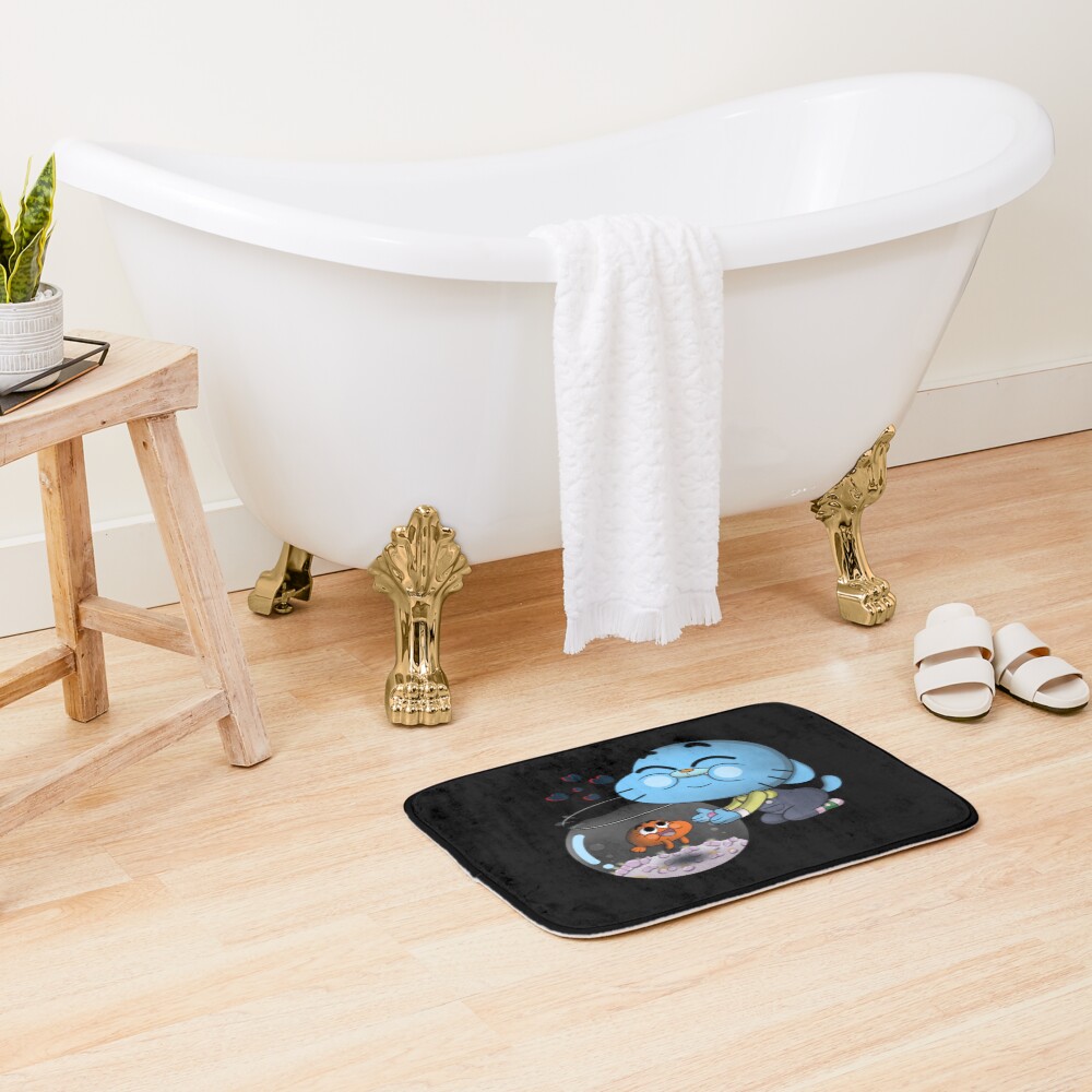 The Amazing World Of Gumball Lover Day Gift Bath Mat - Image 2