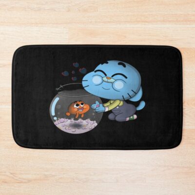The Amazing World Of Gumball Lover Day Gift Bath Mat