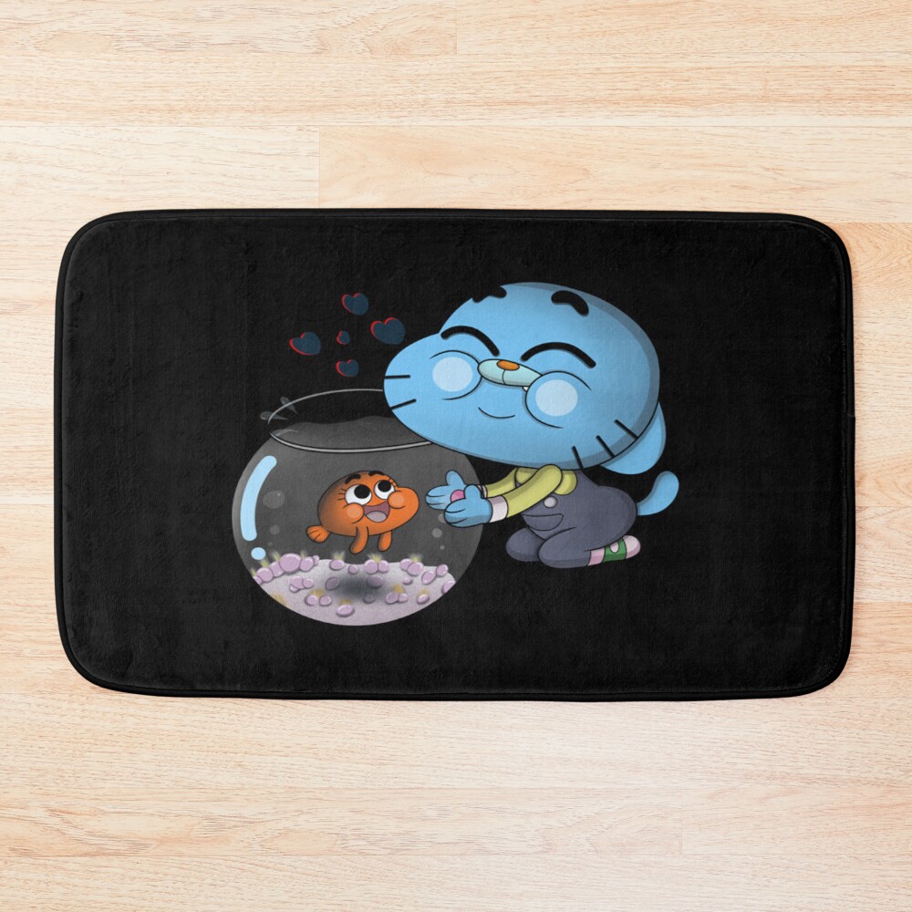The Amazing World Of Gumball Lover Day Gift Bath Mat