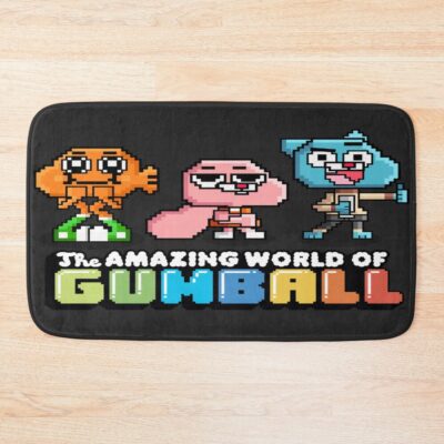 The Amazing World Of Gumball 8 Bit Rpg Video Game Bath Mat