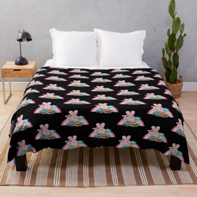 Kids Funny Vintage Retro Movie Series Throw Blanket