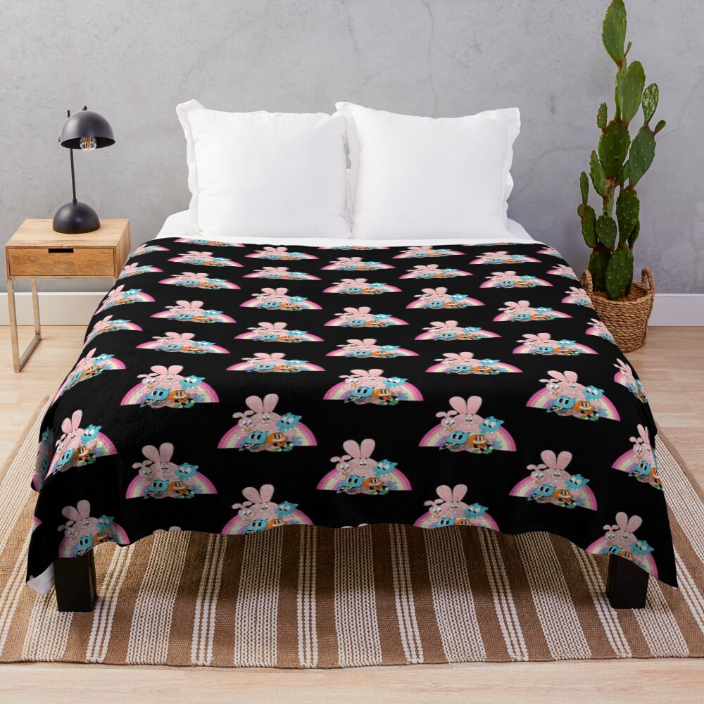 Kids Funny Vintage Retro Movie Series Throw Blanket
