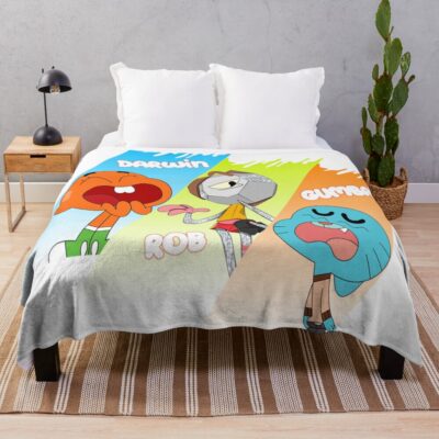 Friends And Villains Throw Blanket