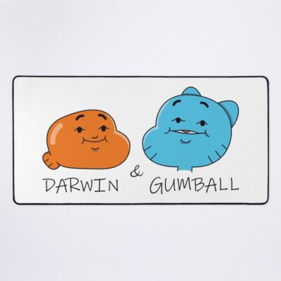 Gumball And Darwin Funny Faces Mouse Pad