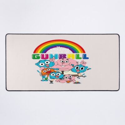 The World Amazing Of Gumball Rainbow Pride Mouse Pad