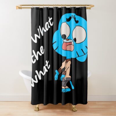 The Amazing World Of Gumball What The What Shower Curtain